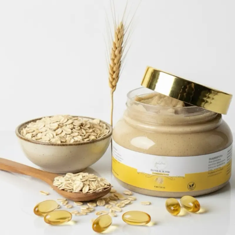Oatmeal Scrub for Gentle Exfoliation and Skin Smoothing - Body Care