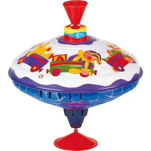 Bolz Playbox Music Spinning Top Toy for Children, The Funny Buzzing Hum Gets Louder As The Top Spins Faster, So Durable