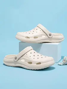 HOBIBEAR Ladies' Women hole shoes sandals summer beach shoes home slippers sandals