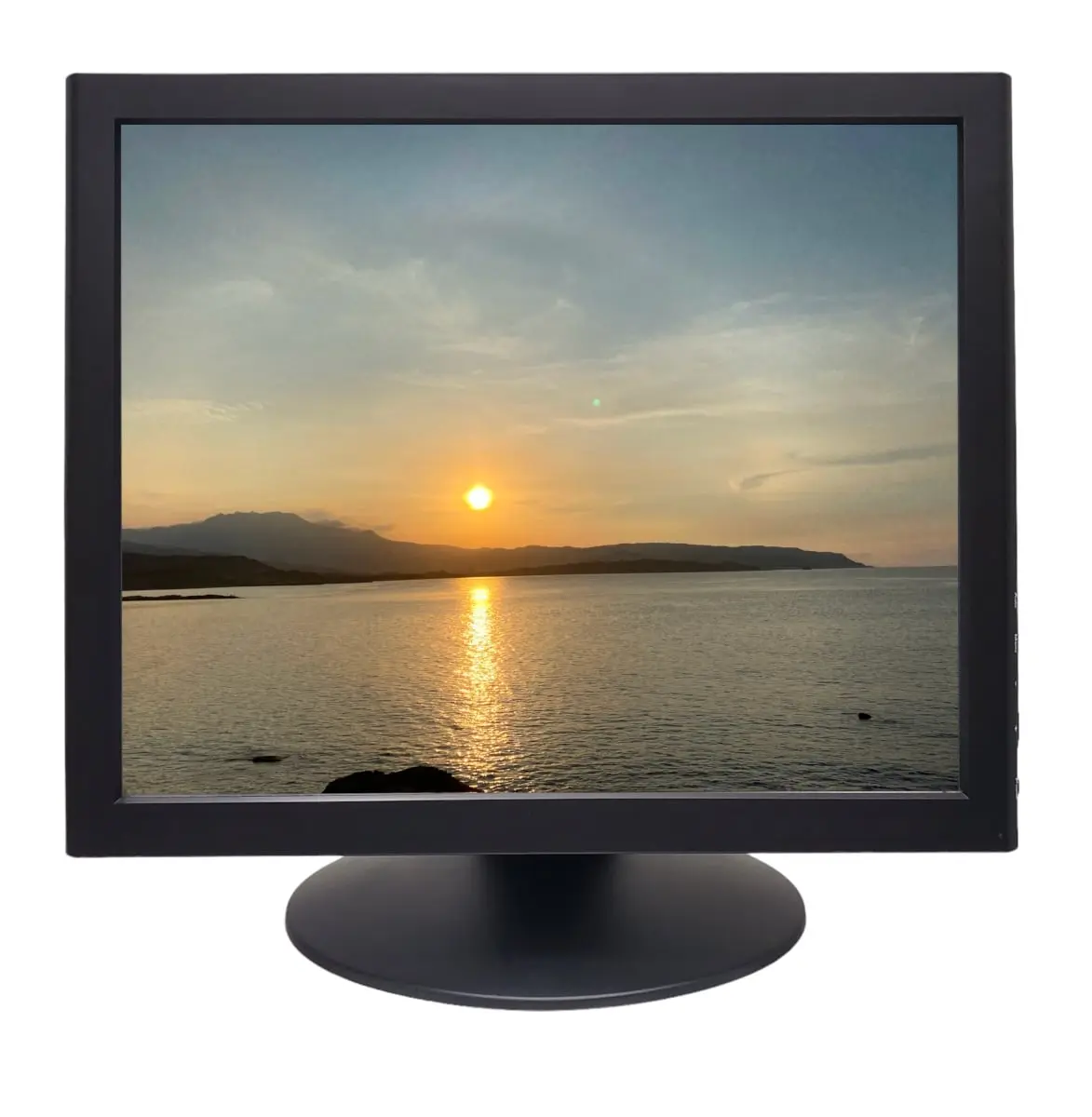 ViewEra V178TP 17-in USB 5-Wire Resistive LED Touchscreen Computer Desk Monitor with Built-In Speakers, VGA Port, Earphone Jack