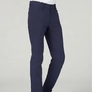 New Eddie Bauer Mens Navy Atlantic Blue UPF 50+ Strech Tech Pants w Pockets