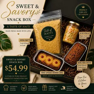 Taste Of Ayiti Sweet & Savory Snack Box