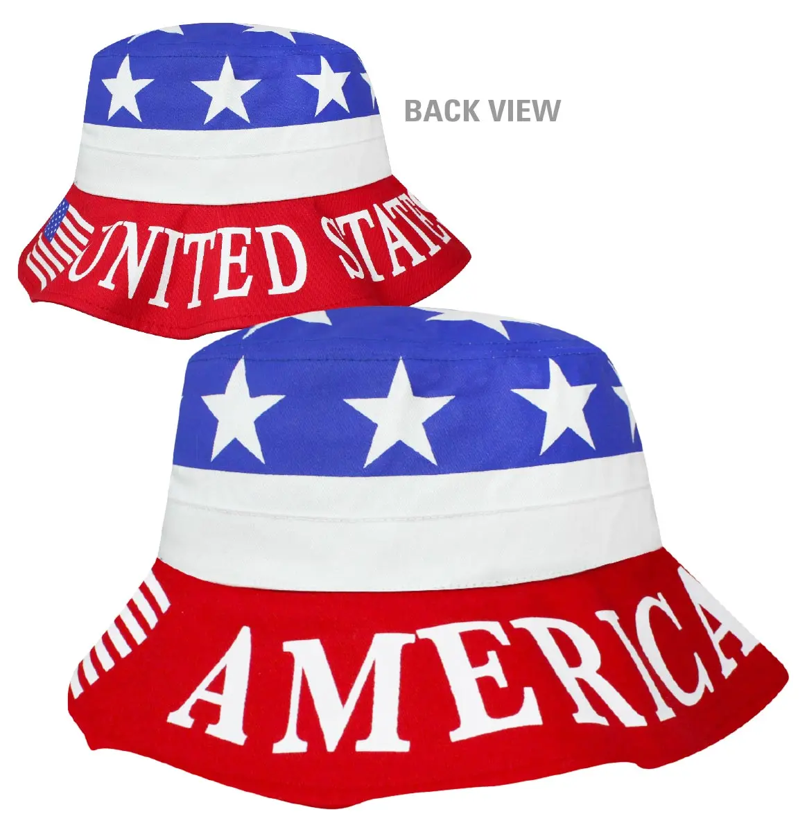 Stars & Stripes USA Bucket Hat