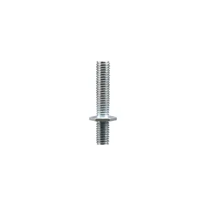 Zinc Plated Threaded Stem for 3/8 Inch Light Duty Bolt Hole Casters - 3/8 Inch Diameter - 16 TPI x 1-1/2 Inch Length - Service Caster Brand
