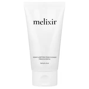 Melixir Vegan Clarifying Foam Cleanser, 3.38 fl oz (100 ml)