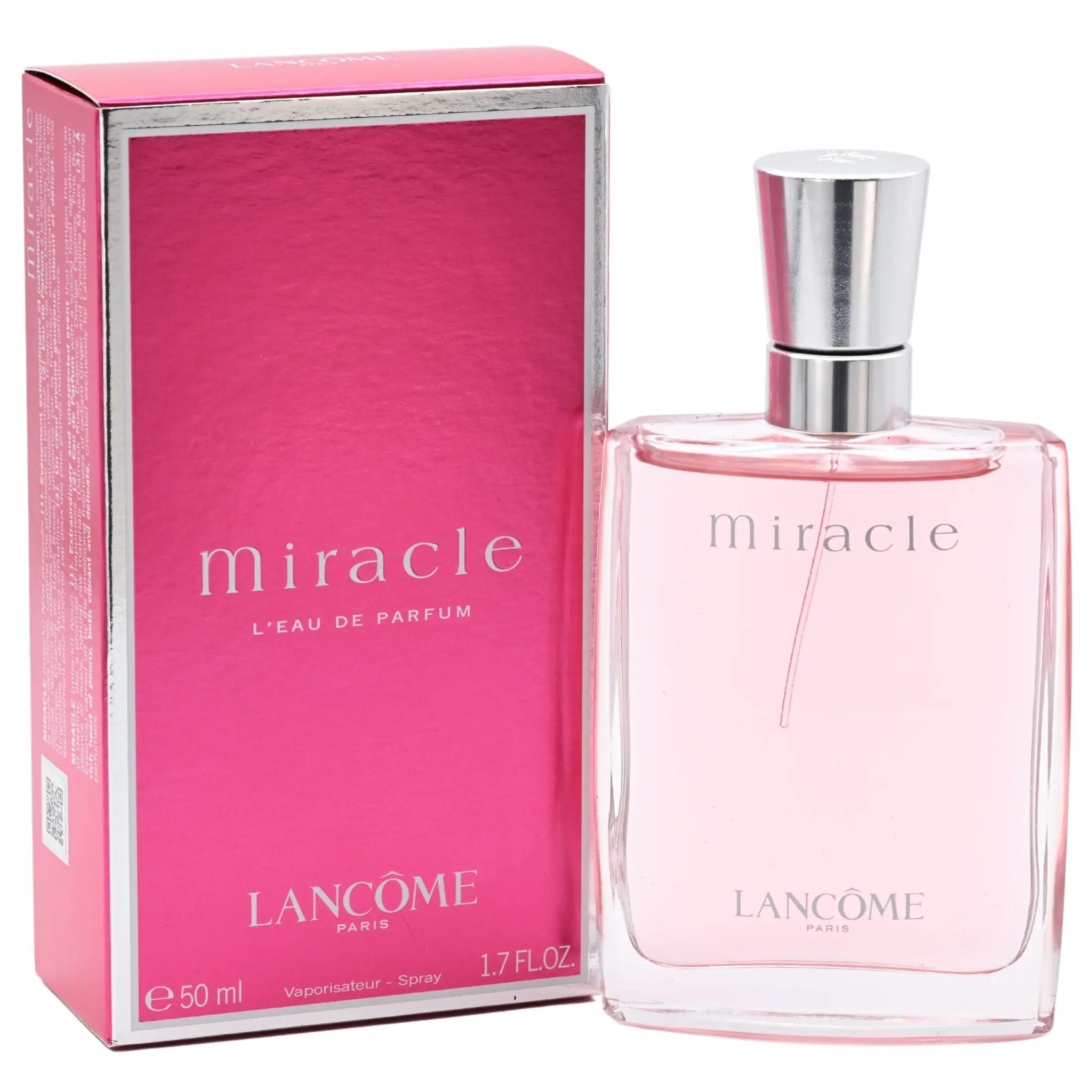 Lancôme Miracle Eau de Parfum, Aromatic Floral & Spicy Women's Fragrance with Lychee & Musk Notes, 1.7 fl oz Spray, Signature Scent, Ginger, Fragrance That Starts With A, Citrus And Spice Notes Women's Fragrance