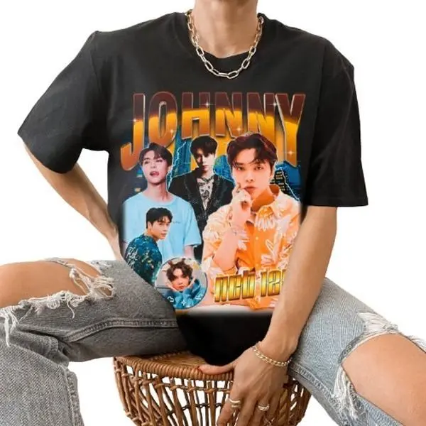Nct 127 Johnny Retro Vintage Tee - Kpop - Nct Andise - Nctzen Shirt - Retro Bootleg T-shirt Tshirt