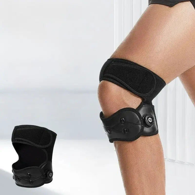 Adjustable Dial Knee Brace, Breathable Knee Support with Quick Fit Knob System, Stabilize Knee for Injury Recovery, Sports & Daily Use, Comfort Wrap Around Knee Protector