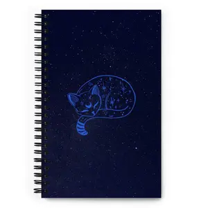 Cosmic Cat Dotted notebook