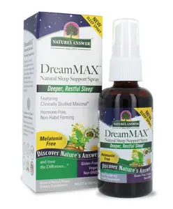 Nature's Answer DreamMAX with Maizinol 2oz Spray | Sleep Formula | Melatonin-Free | Non-Habit Forming | Vegan | Non-GMO | Single Count