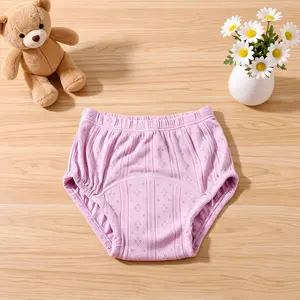 Soft Baby Newborn Training Pants, Washable Reusable Diaper Potty Training, Light Toddler Underwear, All-Season Use, Nighttime Bedwetting Prevention