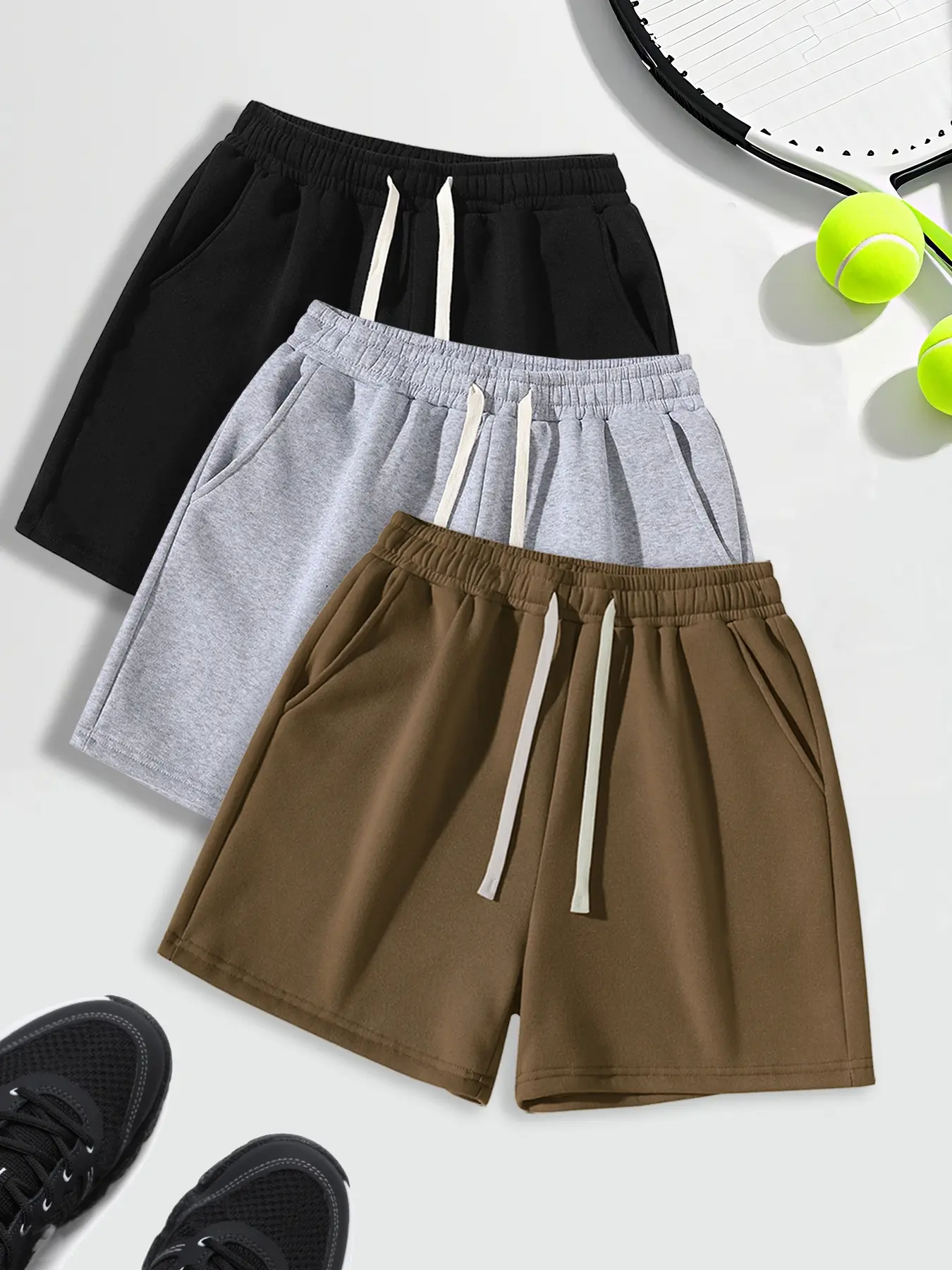 black + brown + light gray.