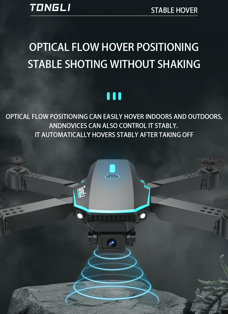 TongLi Kids' electric remote-controlled aircraft, aerial photography drone, four-axis flight vehicle with one-key take-off and stunt roll functions. It is an ideal holiday gift for children aged 6 to 12 for Christmas, Halloween and Thanksgiving.