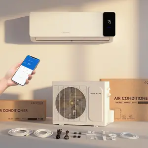 【Conquer the Blizzard】Cozeware 12000 BTU 115V/230V Mini Split Air Conditioner Heat Pump, 20 SEER2 Inverter Mini Split, Compatible with Wifi and Alexa, Cools Up to 750 Sq.Ft for Living Room, Bedroom, Study, Loft, Garage