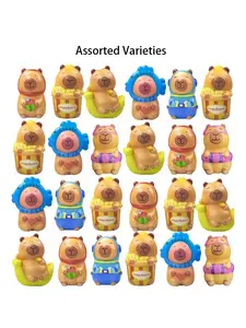 30PCS Mini Capybara Squeeze Toys, Party Favors For Kids, Soft And Cute, Slow Rebound Squeeze Toys, Birthday Holiday Gifts, Gift Bag Filling,Classroom Rewards - Assorted Varieties