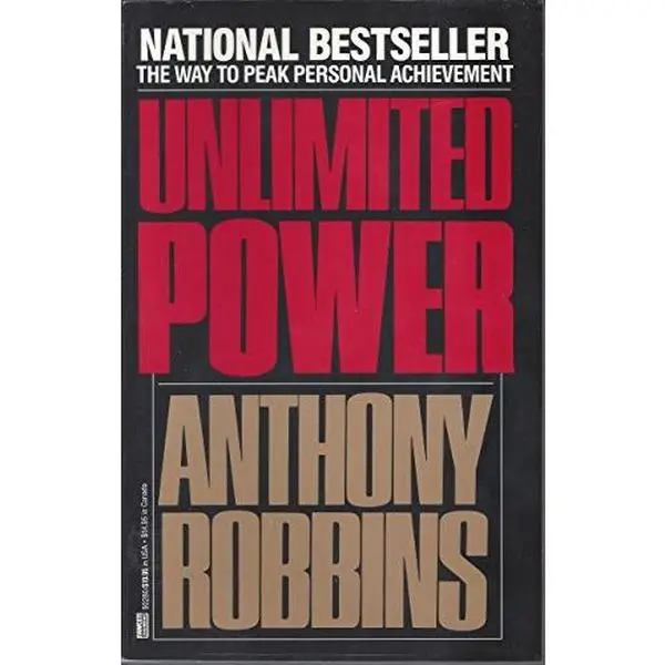 Used Unlimited Power - Anthony Robbins English Paperback Book, Leadership Guidebook to Superior Performance, Reading Materials