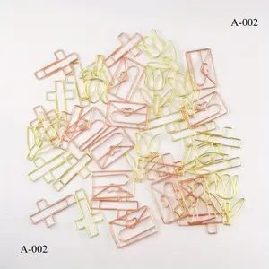 1SET Cross, Roses, Envelope-shaped Paperclip, Funny Cute Paperclip Bookmark, File Note Folder for Planners, School Gifts, Wedding Decorations, Office and School Party Invitations