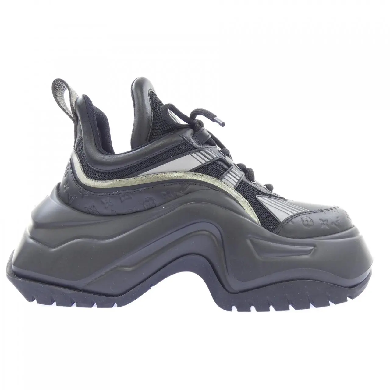 Pre-owned Louis Vuitton Rubber Small Leather Goods LV Archlight 2.0 Sneakers
