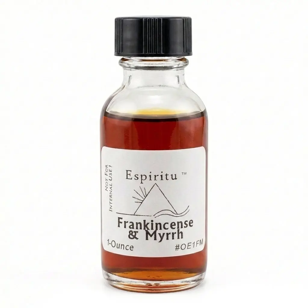 Espiritu Frankincense &amp; Myrrh Ritual Oil 1 oz — Anointing &amp; Altar Oil