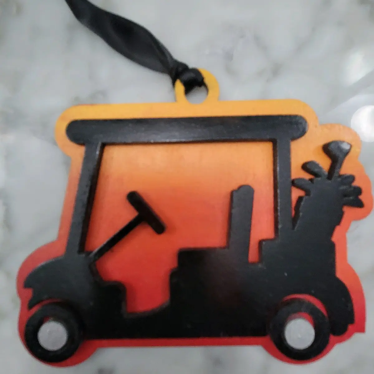 Golf cart Christmas ornament