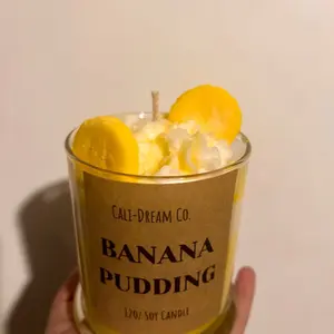 Banana Pudding Whipped Candle