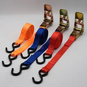 Ratchet Tie Down Straps Dual Hooks Cargo Securing Strap Multiple Size Options Portable Storage Motorcycle Boat Truck Bundling Rope Perfect Gift