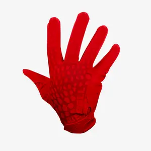 HYPR-GRIP FOOTBALL GLOVES (RED)