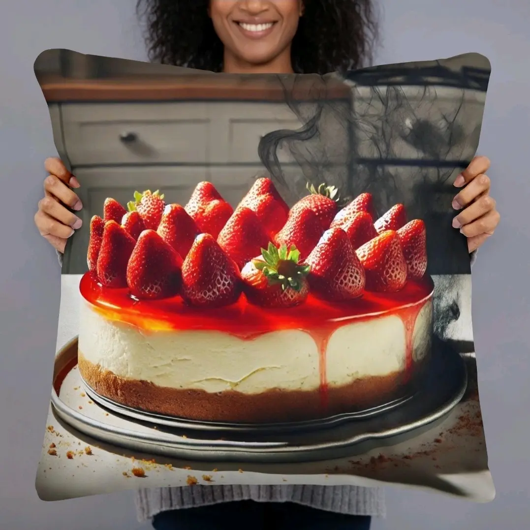 Peanut Butter and Jelly Throw Pillow - Soft and Plush Design for Home Decor.