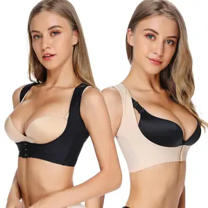 Women Chest Brace Push up for Posture Corrector Shapewear Sleeveless Tops Back Shaper Vest