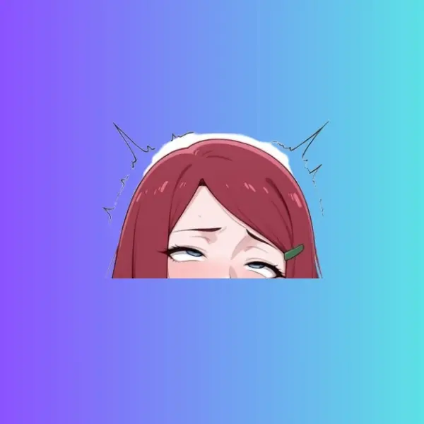 Anime girl Sticker – Anime Sticker, Vinyl Decal, Laptop, Car, Hydro Flask, Water Bottle, Full Body Sticker