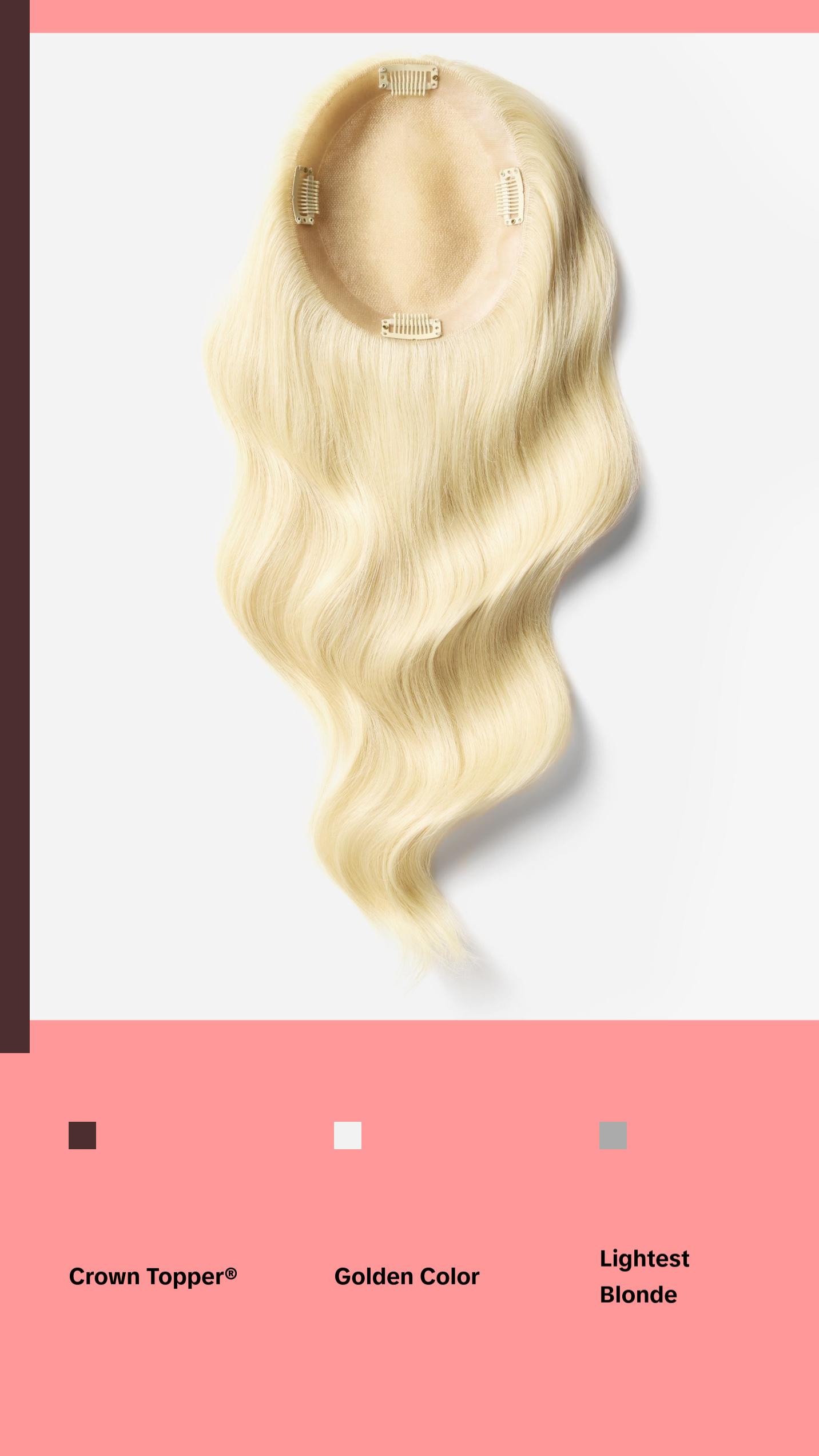 Crown Topper®, Lightest Golden Blonde | #613