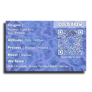 Cold Brew Beans - Costa Rican & Ethiopian Blend for Bold Chocolatey & Fruity Sweetness - 1 Pound Makes 1 Gallon Concentrate