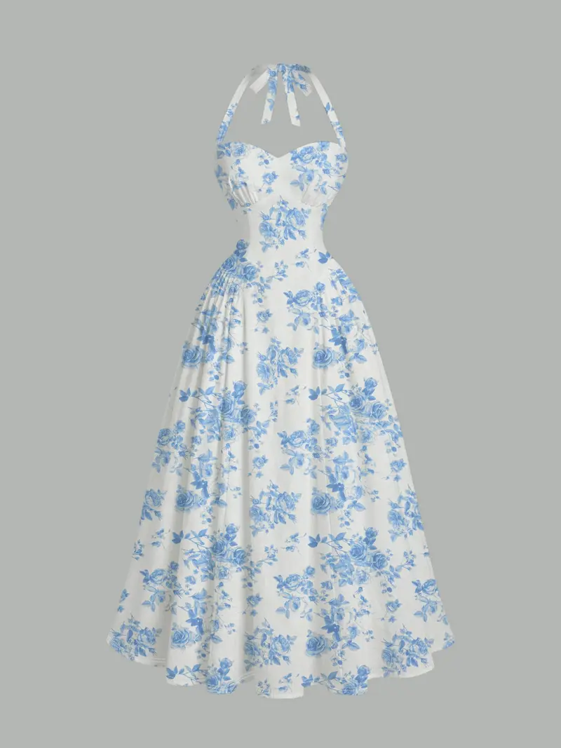 light blue formal halter neck long dress - TikTok Shop light blue formal halter neck long dress - TikTok Shop