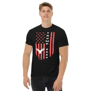 Trump 2024 American Flag and  American Eagle Unisex classic T-shirt