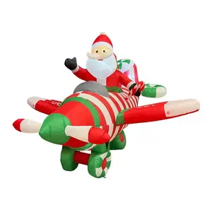 Celebrations 9080582 8 ft. Santa in Plane Inflatable