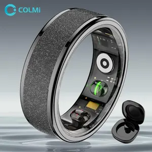 Colmi R10 Smart Ring, Unisex Fitness Tracker, 5atm Waterproof, Pedometer & Sleep Monitor, Bluetooth-compatible Connected, Multiple Sizes Available