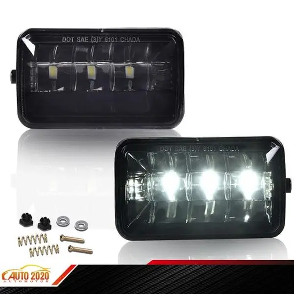 Automotive LED Fog Lights - Luminous Auxiliary Driving Lights, Easy Install Direct Fit Front Car Accessories for 2015-20 Ford F150, 2017-2018 Ford F250 (Left & Right Bumpers) with Improved Fog Output, Right, Left, Front