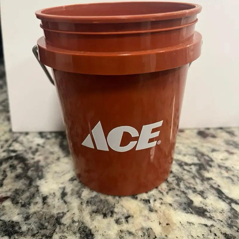 ACE mini bucket / brown / Clark + Kensington NEW  no lid