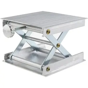 Adjustable Aluminum Alloy Rack Scissor Lab Lifter Lab Jack Lift Stand Support Jack Platform Laser Level Holder Lab Lifting Platform