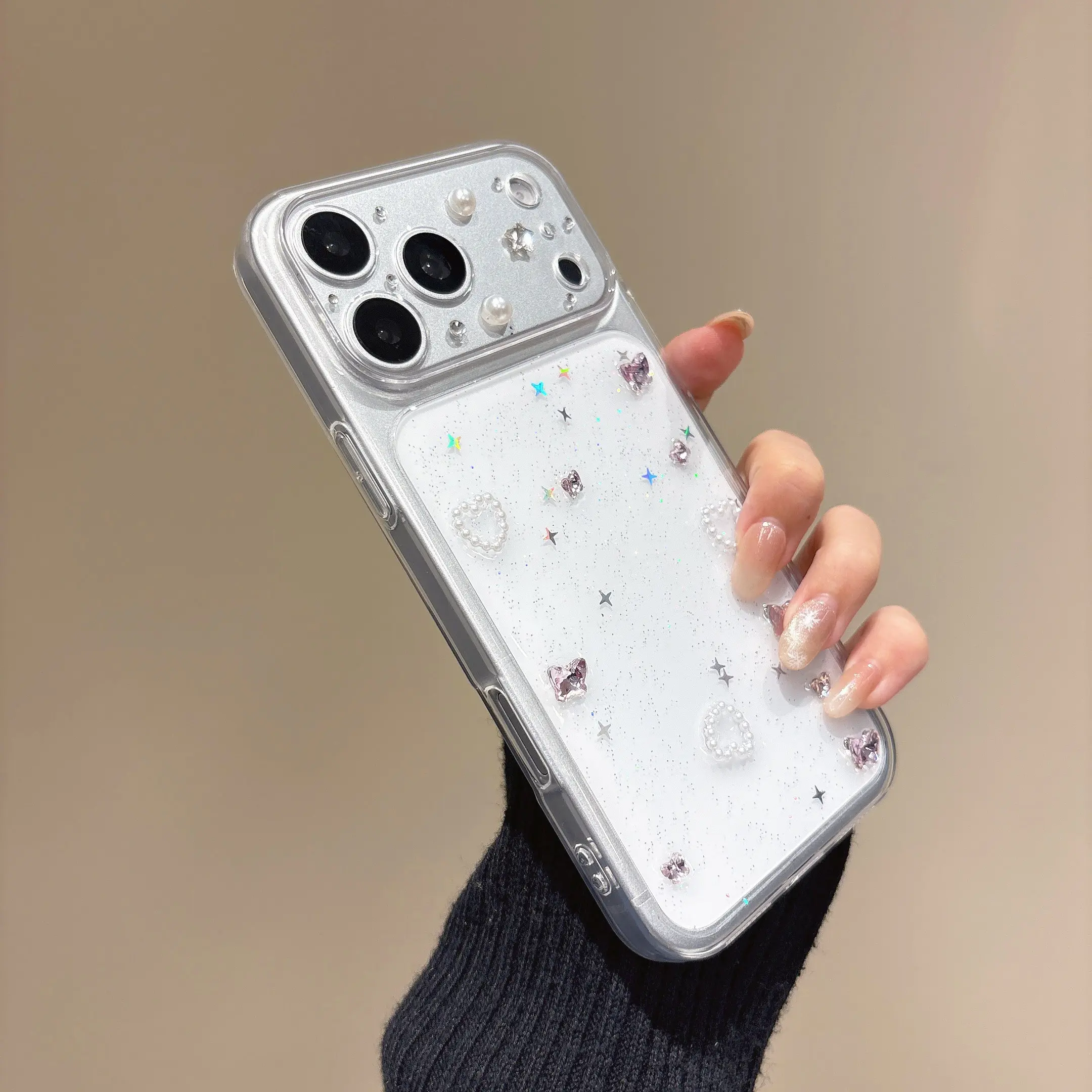 Bow iPhone Case for iPhone 11-17 Pro Max, Floral Pattern, Fashionable Drop Protection, TPU Shockproof, Durable, Protective Women's Phone Cover, Accessories, Shockproof Casing