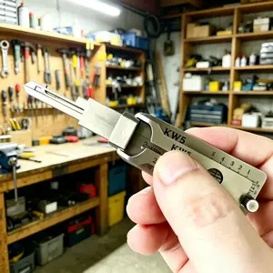 Multifunctional Hardware Tool, Easy-to-Carry Hand Measuring Tool for Furniture Daily Fixing (Digital Callipers Compatible)