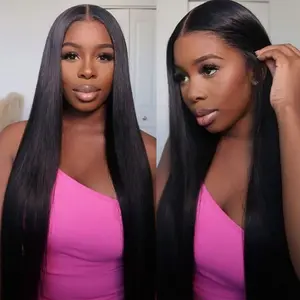 [SUPER DEAL] Wiggins Hair Length 13x4 Lace Front Wig Human Hair Straight Pre Plucked Pre Bleached Wig Beginner Friendly