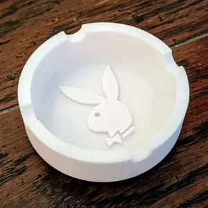 Bunny Ashtray - White Rabbit Design, Ideal for Smoking Accessories