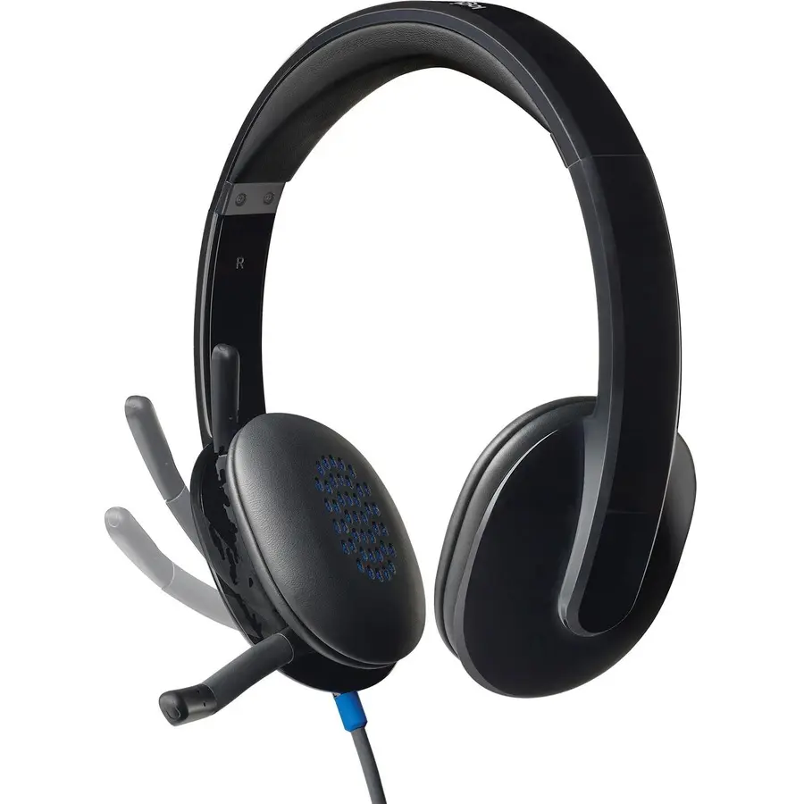 Logitech 250633 H540 Overhead Cabled Audio Headphone, Binaural Corded Headset, Black (Model 981000510)