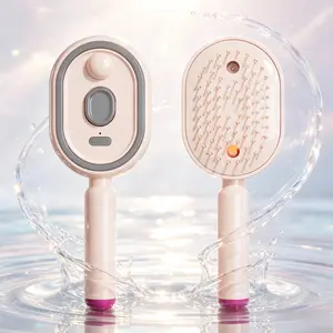 Upgrade Self-Cleaning Spray Massage Comb, Anti-Static Ion Hair Brush, Essential Oil Diffusing Styling Comb, Perfect Gift for Friends and Mom