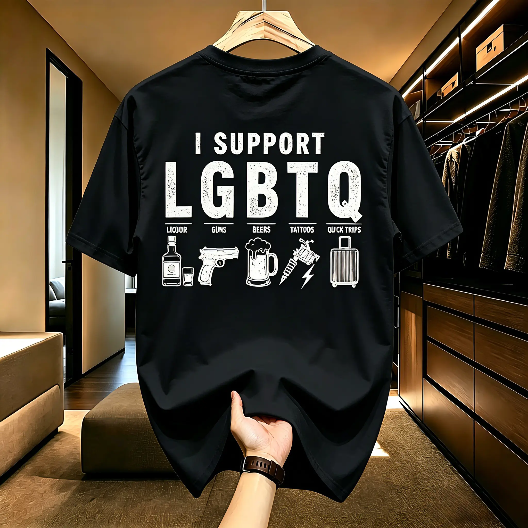 Men's 100% Cotton Crew Neck Vintage Graphic Tees - Back Print Retro Leisure Slogan Short-Sleeve T-Shirt, All Seasons Custom Streetwear, Cool Gifts for Guys, Outdoor Daily Wear for Husbands, Soft Medium, Top, Tshirt, Fabric, Custom Style Men's Short-Sleeve