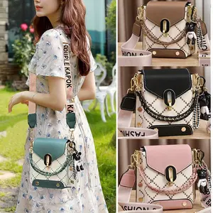 2025 New Upgrade Women's Mini Plaid Crossbody Bag with Chain Strap & Flap Closure, Adjustable Wide Shoulder Strap, for Everyday & Special Occasions, Birthday Gift, Womens Hand Bag, Clutch Bags for Women Elegant, Crossbody Bags for Women, Party Accessory