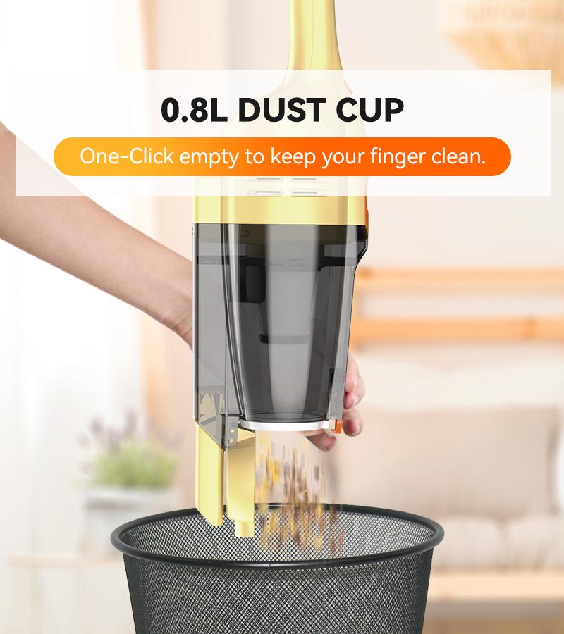 INSE R6X Corded Stick Vacuum, 15KPa Suction with 600W Motor, Ultra-Lightweight Bagless Upright Vacuum with Handheld for Home Hard Floor Carpet Pet Hair Car Cleaning home cleaning tools home appliances Yellow INSE R6X Corded Stick Vacuum, 15KPa Suction with 600W Motor, Ultra-Lightweight Bagless Upright Vacuum with Handheld for Home Hard Floor Carpet Pet Hair Car Cleaning home cleaning tools home appliances Yellow