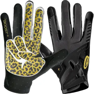 Grip Boost Peace Stealth 6 Boost Plus Football Gloves - Black/Gold