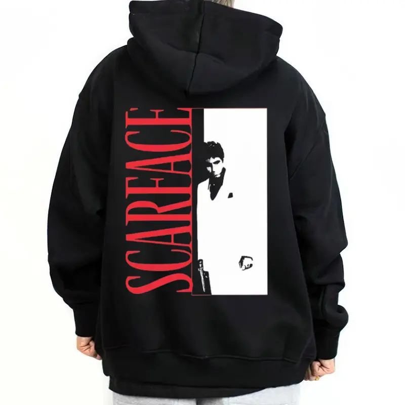 トップス supreme Scarface Sweater Black supreme scarface hoodie - TikTok Shop